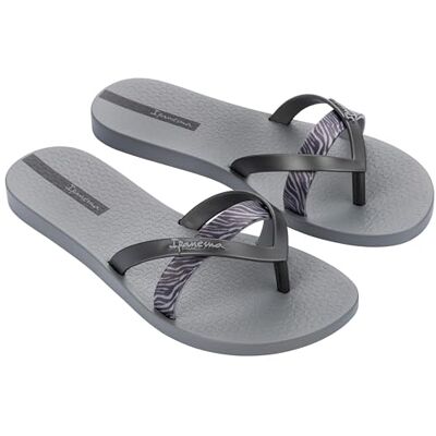 Ipanema dam Kirei CHIC FEM flipflop, grå/silver/mörkgrå, 39 EU Ipanema dam Kirei CHIC FEM flipflop, grå/silver/mörkgrå, 39 EU