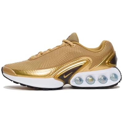 NIKE Dam W Air Max Dn PRM Sneaker, Metalliskt guld metalliskt guld svart vit, 40.5 EU NIKE Dam W Air Max Dn PRM Sneaker, Metalliskt guld metalliskt guld svart vit, 40.5 EU