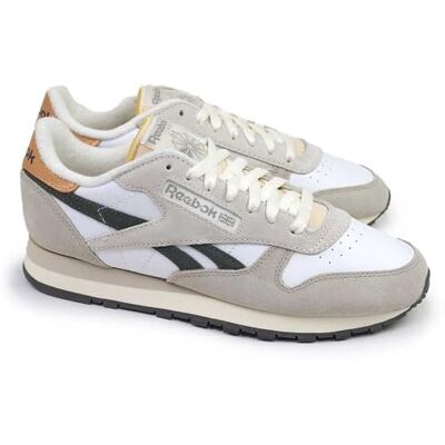 Reebok unisex klassiska löparskor i läder, vit/månsten/grå 5, 3 UK, Vit månsten grå 5, 34.5 EU Reebok unisex klassiska löparskor i läder, vit/månsten/grå 5, 3 UK, Vit månsten grå 5, 34.5 EU