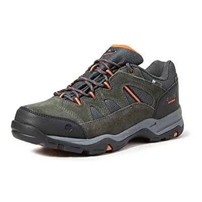 HI-TEC Banderra Ii Wp vandringsskor med låg midja, Grå kolgrafit bränd orange 51, 48 EU HI-TEC Banderra Ii Wp vandringsskor med låg midja, Grå kolgrafit bränd orange 51, 48 EU