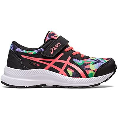 ASICS Barn innehåll 8 PS Print Sneaker, Papayasvart, 32.5 EU ASICS Barn innehåll 8 PS Print Sneaker, Papayasvart, 32.5 EU