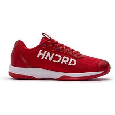HUNDRED Xoom Pro Non-Marking Professional Badminton Shoes for Men Material: Faux Leather Suitable for Indoor Tennis, Squash, Table Tennis, Basketball & Padel HUNDRED Xoom Pro Non-Marking Professional Badminton Shoes for Men Material: Faux Leather Suitable for Indoor Tennis, Squash, Table Tennis, Basketball & Padel