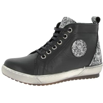 Andrea Conti dam High Top sneakers, svart, 40 EU, svart, 40 EU Andrea Conti dam High Top sneakers, svart, 40 EU, svart, 40 EU