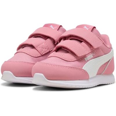 PUMA Unisex Baby R78 Lightwind V Inf Sneaker, Mauve Mist Poised Rosa Vit, 21 EU PUMA Unisex Baby R78 Lightwind V Inf Sneaker, Mauve Mist Poised Rosa Vit, 21 EU