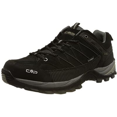 CMP Unisex Rigel Low Vandringsskor WP, Nero grå, 49 EU Weit CMP Unisex Rigel Low Vandringsskor WP, Nero grå, 49 EU Weit