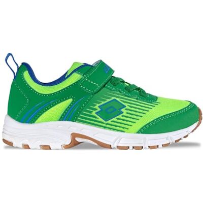 LOTTO HATUSH K Unisex barnsneakers, grön/blå, 34 EU LOTTO HATUSH K Unisex barnsneakers, grön/blå, 34 EU