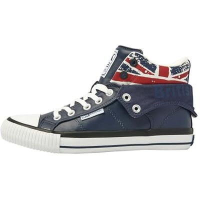 British Knights herr Roco High-Top, Blå Navy Union Jack 04-42 EU British Knights herr Roco High-Top, Blå Navy Union Jack 04-42 EU