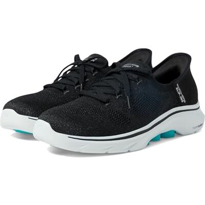 Skechers dam Go Walk 7 Via Sneaker, Svart, 37.5 EU Skechers dam Go Walk 7 Via Sneaker, Svart, 37.5 EU