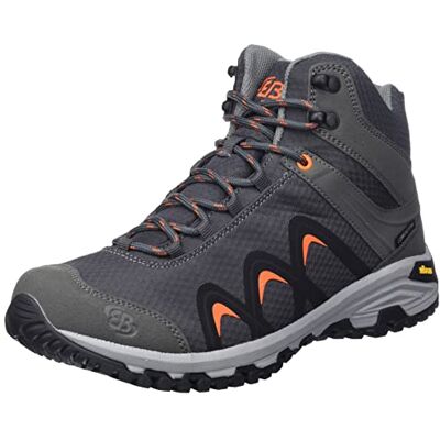 Brütting Unisex Missouri High Cross Country löparskor, Anthrazit/Orange, 10 UK Brütting Unisex Missouri High Cross Country löparskor, Anthrazit/Orange, 10 UK