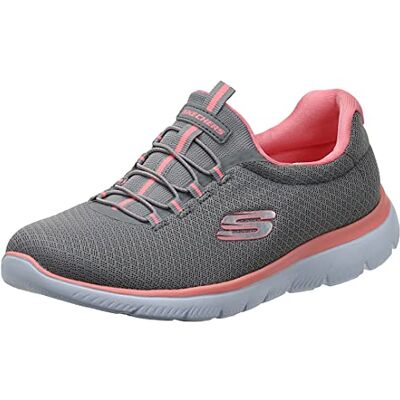 Skechers - Summits Sneaker - Grå/Rosa - 9.5W - Shoes Skechers - Summits Sneaker - Grå/Rosa - 9.5W - Shoes