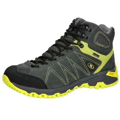 Brütting Unisex Mount Kapela High Cross Country löparskor, grå/citron, 10 UK Brütting Unisex Mount Kapela High Cross Country löparskor, grå/citron, 10 UK