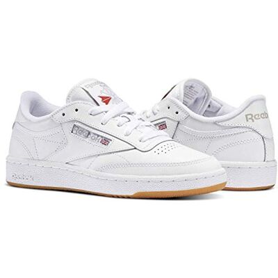 Reebok dam klubb C 85 träningsskor, Elfenbein vit ljusgrå 38.5 EU Reebok dam klubb C 85 träningsskor, Elfenbein vit ljusgrå 38.5 EU