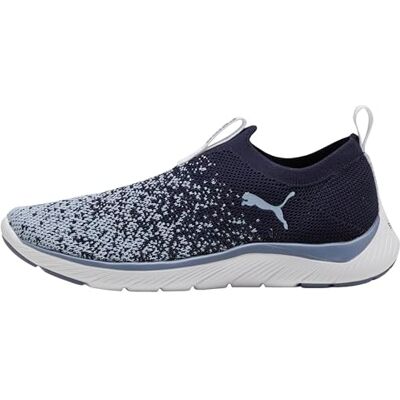 PUMA Dam SOFTRIDE REMI Slip-ON stickad WN's Road Running Shoe, Navy-Snow Mountain Blue-Gray Sky, 7,5 UK, Navy Snow Mountain blå grå himmel, 41 EU PUMA Dam SOFTRIDE REMI Slip-ON stickad WN's Road Running Shoe, Navy-Snow Mountain Blue-Gray Sky, 7,5 UK, Navy Snow Mountain blå grå himmel, 41 EU