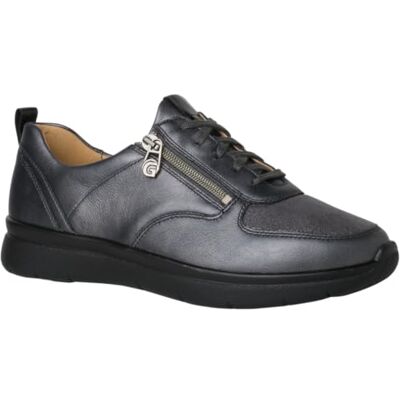 Ganter KIRA-K sneakers för kvinnor, kostym, 40,5 EU X-bred, Antracit, 40.5 EU X-Weit Ganter KIRA-K sneakers för kvinnor, kostym, 40,5 EU X-bred, Antracit, 40.5 EU X-Weit