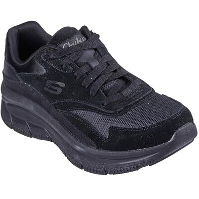 Skechers Dam Modern D'lux Sneaker, Svart, 41 EU Skechers Dam Modern D'lux Sneaker, Svart, 41 EU