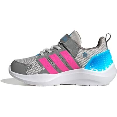 adidas unisex barn LIGHTORAMA RUNNER SHOES CHILDREN, grey one/lucid pink/Lucid Aquamarine, 31 1/2 EU adidas unisex barn LIGHTORAMA RUNNER SHOES CHILDREN, grey one/lucid pink/Lucid Aquamarine, 31 1/2 EU