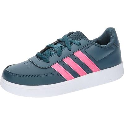 adidas Unisex – Barn Breaknet Lifestyle Court Lace Shoes, arctic night/lucid pink/Cloud white, 38 2/3 EU adidas Unisex – Barn Breaknet Lifestyle Court Lace Shoes, arctic night/lucid pink/Cloud white, 38 2/3 EU