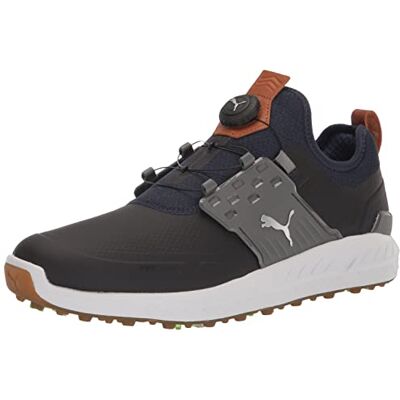 PUMA GOLF Herr Ignite Articulate Disc Golfsko, Peacoat- Silver-Quiet Shade, 7 UK PUMA GOLF Herr Ignite Articulate Disc Golfsko, Peacoat- Silver-Quiet Shade, 7 UK