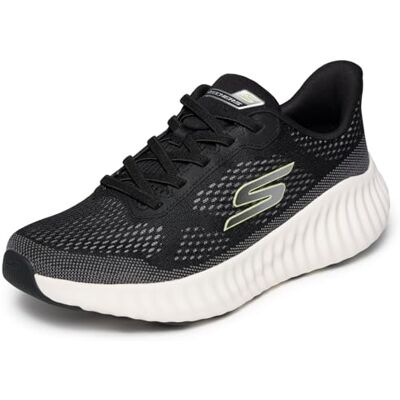 Skechers dam GO Run Now sneakers, Svart vit, 4 UK Skechers dam GO Run Now sneakers, Svart vit, 4 UK