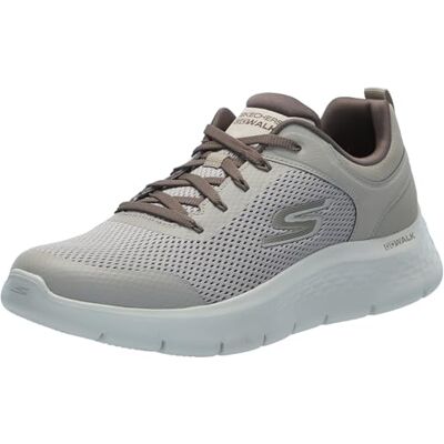 Skechers herr Go Walk Flex Oberoende träningsskor, Tan syntetisk textil, 46 EU Skechers herr Go Walk Flex Oberoende träningsskor, Tan syntetisk textil, 46 EU