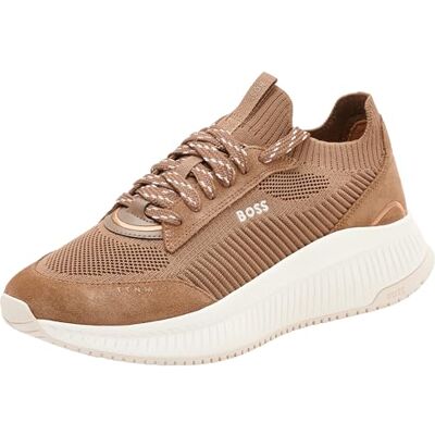 Boss TTNMEVO_Slon_lowkn sneakers, Medium Beige, 8 UK, Medium beige, 41 EU Boss TTNMEVO_Slon_lowkn sneakers, Medium Beige, 8 UK, Medium beige, 41 EU
