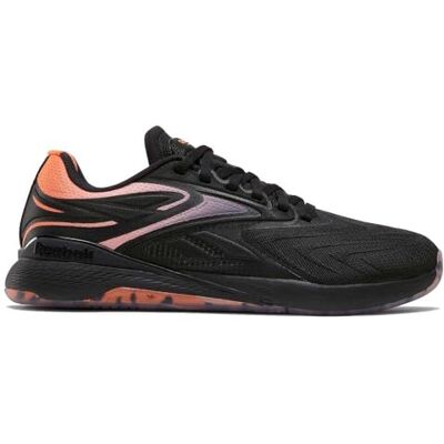 Reebok Dam Nano X5 Edge sneakers, svart/arena orange/future Peach, 38 EU Reebok Dam Nano X5 Edge sneakers, svart/arena orange/future Peach, 38 EU