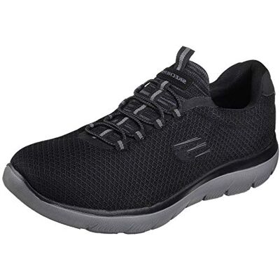 Skechers herr Summits 52811 Sneakers, Black Mesh/Charcoal Trim, 39.5 EU Skechers herr Summits 52811 Sneakers, Black Mesh/Charcoal Trim, 39.5 EU