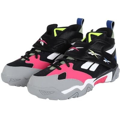Reebok Unisex Preseason 94 Sneaker, Svart fetstil rosa vit, 43 EU Reebok Unisex Preseason 94 Sneaker, Svart fetstil rosa vit, 43 EU