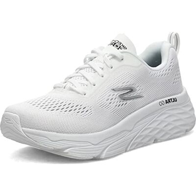 Skechers dam Max Cushioning Elite – målpunkt löparskor, Vit överflödig trädgård, 42 EU Skechers dam Max Cushioning Elite – målpunkt löparskor, Vit överflödig trädgård, 42 EU