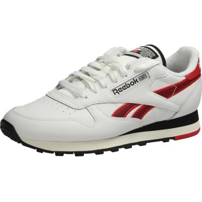 Reebok unisex klassiska löparskor i läder, vit/VECTORRED/svart, 5 UK, Vit vektorröd svart, 37.5 EU Reebok unisex klassiska löparskor i läder, vit/VECTORRED/svart, 5 UK, Vit vektorröd svart, 37.5 EU