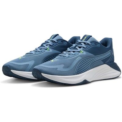PUMA Blandad PWR Hybrid TR atletisk sko för alla sporter, Mörk indigo kall blå ljus gnistrande, 46 EU PUMA Blandad PWR Hybrid TR atletisk sko för alla sporter, Mörk indigo kall blå ljus gnistrande, 46 EU