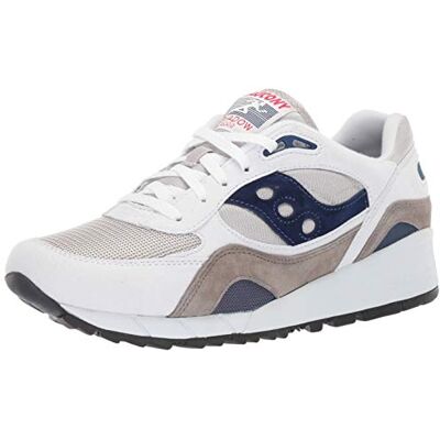 Saucony Blandad Shadow 6000 ESS U Sneaker, vit/grå/marinblå, 38,5 EU Saucony Blandad Shadow 6000 ESS U Sneaker, vit/grå/marinblå, 38,5 EU