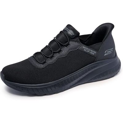 Skechers Bobs Squad Chaos Daily Hype herr Slip-On, Svart, 41.5 EU Skechers Bobs Squad Chaos Daily Hype herr Slip-On, Svart, 41.5 EU