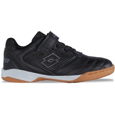 LOTTO WHIZZER K Unisex barnsneakers, svart/DK.grå, 34 EU LOTTO WHIZZER K Unisex barnsneakers, svart/DK.grå, 34 EU