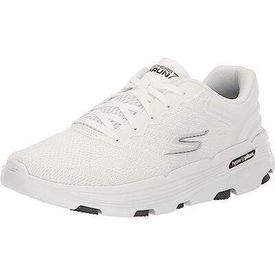 Skechers Dam GO Run 7.0 Driven, White Textile/Black Trim, 2 UK, Vit textil svart trim, 35 EU Skechers Dam GO Run 7.0 Driven, White Textile/Black Trim, 2 UK, Vit textil svart trim, 35 EU