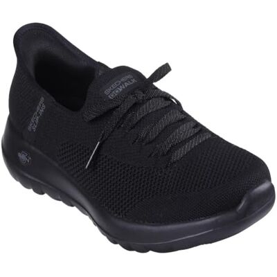 Skechers dam Go Walk Joy Abby handsfree slip-on sneaker, Svart/Svart, 35 EU Skechers dam Go Walk Joy Abby handsfree slip-on sneaker, Svart/Svart, 35 EU