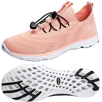 DLGJPA Vattenskor för kvinnor, lätta, snabbtorkande, sportiga promenadskor, Rosa orange, 37 EU DLGJPA Vattenskor för kvinnor, lätta, snabbtorkande, sportiga promenadskor, Rosa orange, 37 EU
