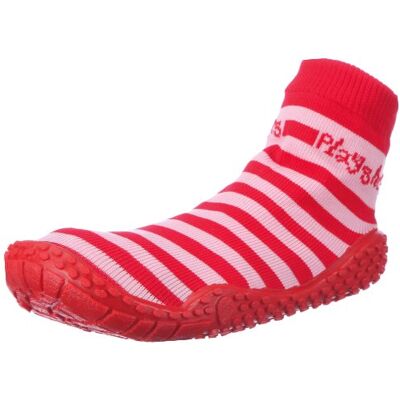 Playshoes Unisex barnstrumpa ränder vattenskor, Röd rosa, 28/29 EU Playshoes Unisex barnstrumpa ränder vattenskor, Röd rosa, 28/29 EU