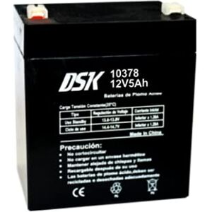 DSK 10378 Blybatteri 12V 5Ah - Batteri DSK 10378 Blybatteri 12V 5Ah - Batteri