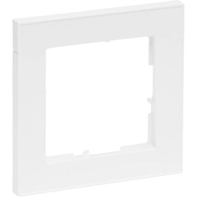 Legrand , SEANO 1-vägs ram, halogenfri termoplast, hållbar produktion och förpackning, färg: Ultravit, 765181 Legrand , SEANO 1-vägs ram, halogenfri termoplast, hållbar produktion och förpackning, färg: Ultravit, 765181