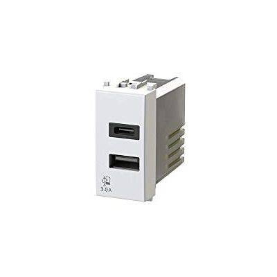 Vimar 4b.v19b.usb.30 - USB Strömadapter Vimar 4b.v19b.usb.30 - USB Strömadapter
