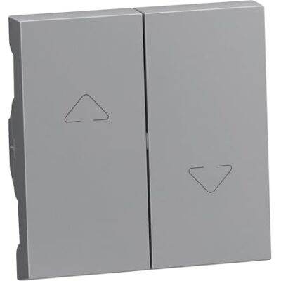 Legrand , SEANO Rocker för rullgardin/persiennbrytare och -knappar med 2-knappsdrift, färg: lackerad aluminium, 765247 Legrand , SEANO Rocker för rullgardin/persiennbrytare och -knappar med 2-knappsdrift, färg: lackerad aluminium, 765247