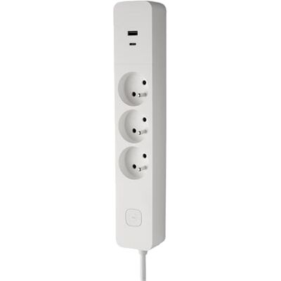DEBFLEX Flera uttag med strömbrytare 3 x 2P+T 16 A + 1 USB-A + 1 x USB-C 3,4A idealiska multianslutningar 1,5 meter sladd DEBFLEX Flera uttag med strömbrytare 3 x 2P+T 16 A + 1 USB-A + 1 x USB-C 3,4A idealiska multianslutningar 1,5 meter sladd