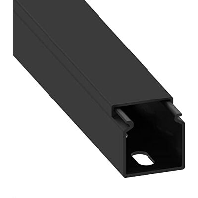 Cablecoach Habengut CC10109 kabelkanal (med monteringshål i golvet) 25 x 25 mm av PVC, färg: svart, längd 1 1 m Cablecoach Habengut CC10109 kabelkanal (med monteringshål i golvet) 25 x 25 mm av PVC, färg: svart, längd 1 1 m