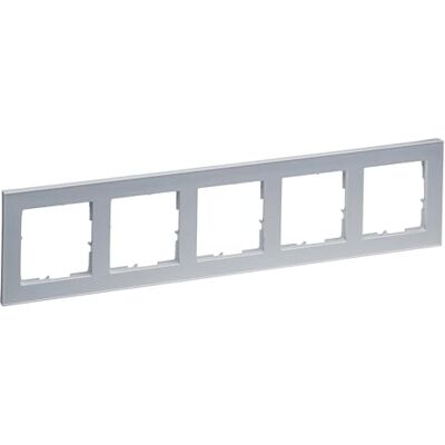 Legrand- Seano+ 5-vägsram - Modern Titan - Ram för väggkontakt Legrand- Seano+ 5-vägsram - Modern Titan - Ram för väggkontakt