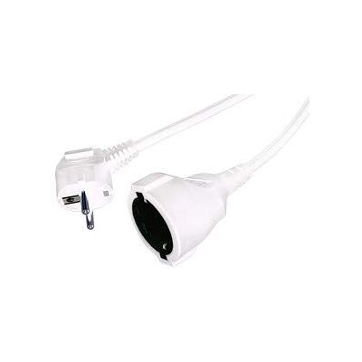 PRENDELUZ – förlängningskabel (2 meter), robust, vit, förlängningskabel 16 A, max. 3680 W, kontakt till hona PRENDELUZ – förlängningskabel (2 meter), robust, vit, förlängningskabel 16 A, max. 3680 W, kontakt till hona