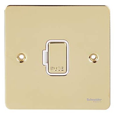Schneider Electric GU5200WPB Ultimat platt platta, oväxlad sammansmält anslutning, mässing paket med 1 Schneider Electric GU5200WPB Ultimat platt platta, oväxlad sammansmält anslutning, mässing paket med 1