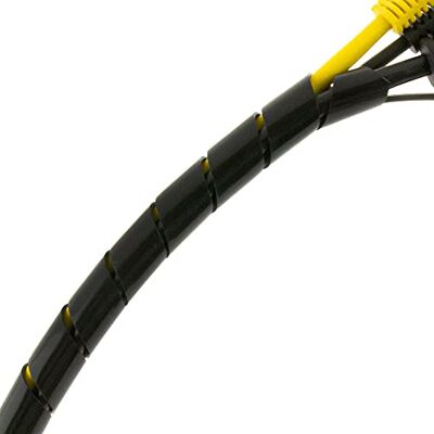 SeKi Spiralband 20–130 mm 5 meter svart, flexibel kabelslang spiralslang kabelskydd; för buntning av kablar SeKi Spiralband 20–130 mm 5 meter svart, flexibel kabelslang spiralslang kabelskydd; för buntning av kablar