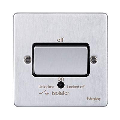 Schneider Electric , Brushed Chrome With Black Insert, 1 Schneider Electric , Brushed Chrome With Black Insert, 1
