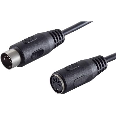 1aTTack.de 5 x 1,5 m DIN förlängning 5 stiftskontakt uttag högkvalitativ ljudkabel förnicklade kontakter perfekt för HiFi musikinstrument studioutrustning 1aTTack.de 5 x 1,5 m DIN förlängning 5 stiftskontakt uttag högkvalitativ ljudkabel förnicklade kontakter perfekt för HiFi musikinstrument studioutrustning